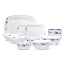 inAlto Bormioli Viva 婚禮餐具套組 2 件 10p, 白色的, 餐具套裝