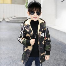 孩童迷彩保暖外套