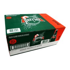 perrier 沛綠雅 蜜桃味氣泡水, 330ml, 24個