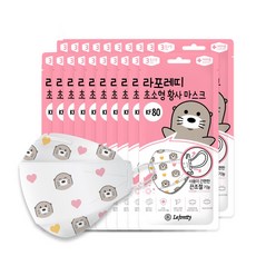 라포레띠 유아 황사마스크 초소형 KF80 3p, 3개, 20개