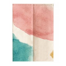 알럽홈 핑크블루 워시 도어 칸막이 커튼