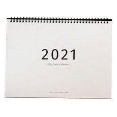 2021年The Basic桌上型月曆 XL, 混色