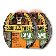 GORILLA 迷彩迷彩膠帶 48mm x 8m, 2個