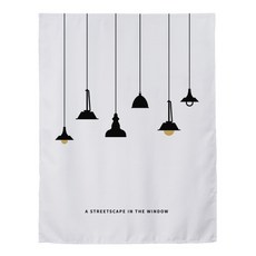 Kaira 魔鬼氈窗簾 L106, 款式23