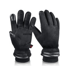 NAYASTYLE 冬季全指防寒手套 DJRO-33, 黑色