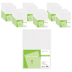 Heemang 經濟型高透明L型文件夾 eh2007, 單一顏色, 70個