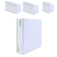 Heemang Office Point A4 D 環 7cm 活頁夾, 白色, 14個