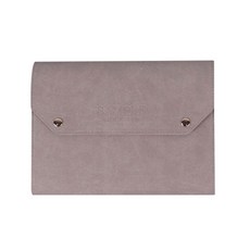 IL皮革記事本 翅膀型 A5 V1, 淺灰, 1個