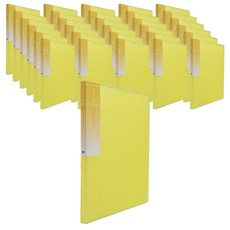 Heemang 希望文件 自然透明文件夾 A4 10頁, 80個, 黃色