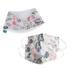 오즈맘 오가닉 마스크 2p + 극세사 바나나빕