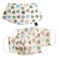 오즈맘 오가닉 마스크 2p + 극세사 바나나빕