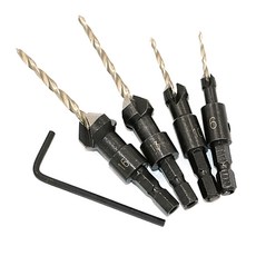 六角雙層鑽頭4件組 NG801, 1套