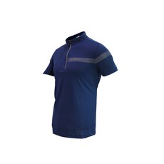 코몽트 남성용 스퀘어 라인 반집업 반팔 티셔츠 KMT19924