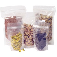 透明拉鍊站立袋, 1套