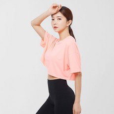 VENDIS 女款素色短版瑜珈T恤 Y006