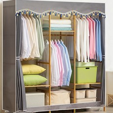 가팡 원목 조립식 옷장 커버세트, H