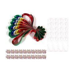 剪綵儀式設備 剪綵儀式 剪綵帶 成品 剪綵手套 裝飾緞帶 20人份套組, 混合顏色, 1套