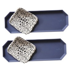 ade.l 八角矽膠托盤, 紫色, 2個