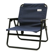 Leisureman 折疊低背椅, 海軍藍, 1個