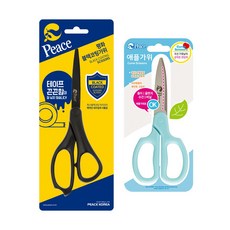 Peace Tools 和平黑塗層剪刀+蘋果剪隨機出貨, 混色, 1組