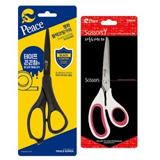 Peace Tools 和平黑塗層剪刀+多用剪刀50支隨機發, 混色, 1組