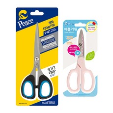 Peace Tools 和平蘋果剪刀+鈦合金剪刀T-101, 隨機出貨, 1組