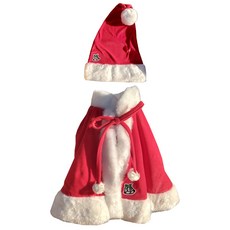 特大兒童聖誕老人披風組