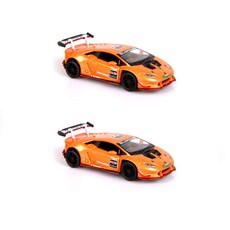 KiNSMAR Bunnyland 藍寶堅尼 Huracán LP620-2 Super Trofeo 塑膠模型 隨機出貨, 2個