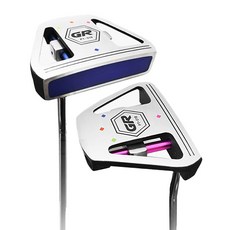 AHWA GOLF Green Rock 槌型推桿 藍色 + 粉紅色套組 PT-018 87.63cm, 3度