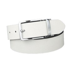 어썸골프 리버시블 크롬버클 골프벨트, 화이트 + 블랙, 1개