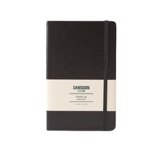 DANSOON 萬年型硬殼日記本, 黑色, 1個