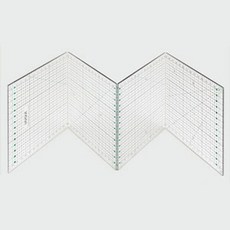 UNIQUE 三折式絎縫切割尺