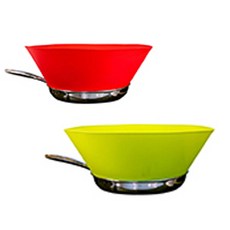FRYWALL 煎鍋隔油紅色22cm+綠色24cm, 1套