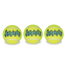 KONG 網球小狗玩具 AST2 3p, 單色, 3個