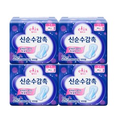 愛麗絲新款純手感大號衛生巾翼型, 10入, 4包, 大型