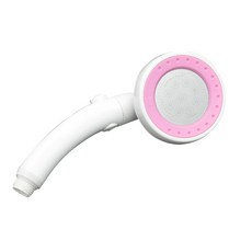 360度旋轉 一鍵開關 省水型 增壓蓮蓬頭 粉紅色, 1個, D-粉紅色