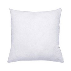 首爾物產 拉鍊型抱枕芯, 白色, 1個