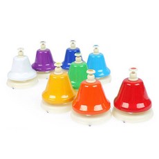 이뽀나몰 핸드벨 터치벨 8음, 혼합색상, 1개