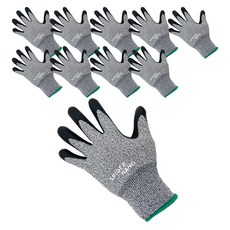 SpiderHand NBR 工作手套 M, 10個