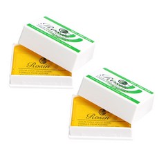 大型方形小提琴松香, 單一顏色, 2個