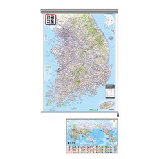 Map.Come 國家地圖卷屏 78 x 110cm + 世界地圖, 1套