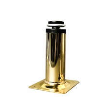 가온 가구 다리 짧은기둥 100mm, 골드, 1개