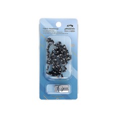 Phoenix 布料手工泳鏡帶 PB-200, Black + Silver, 1個