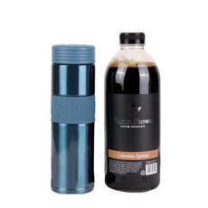 Thesoulbean 哥倫比亞SUREMO咖啡 1000ml+保冷保溫瓶組 藍色, 1套