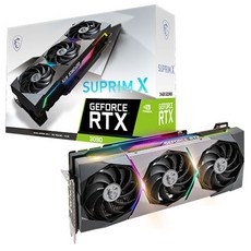 MSI 지포스 RTX 3090 슈프림 X 그래픽카드