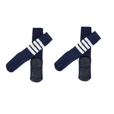 HOSKUS 條紋瑜珈及膝襪 2雙