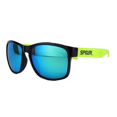 스파이더 몬스터 낚시 편광선글라스 자전거 스포츠선글라스 샤크프라임, 네오그린 + 에메랄드그린, 1개