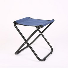 輕便攜帶式折疊釣魚露營椅, 藍色, 1個