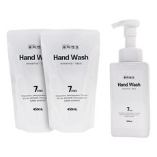 Purity&Eco 嬰兒洗手乳 爽身粉香 500ml+補充包 450ml 2入, 1組, 洗手乳套裝(爽身粉味)