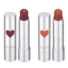 MACQUEEN 愛心唇膏 4g*2入, 3 Red Violet+5 Marsala, 1組